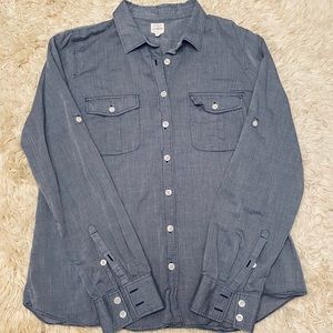 Chambray collared shirt, J Crew